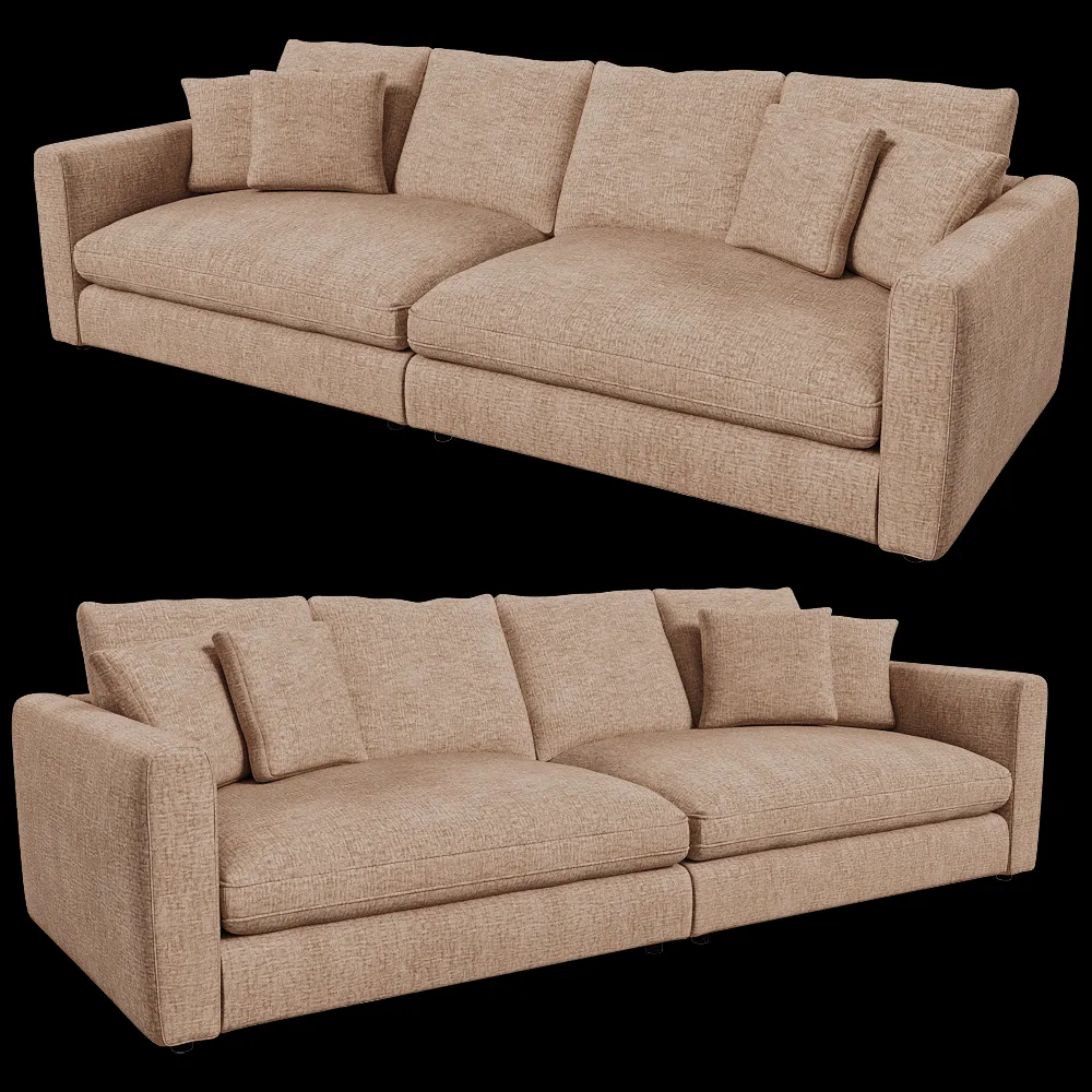 Zuiver Group   – Sofa 3 seater Sense nature soft 3ds Max