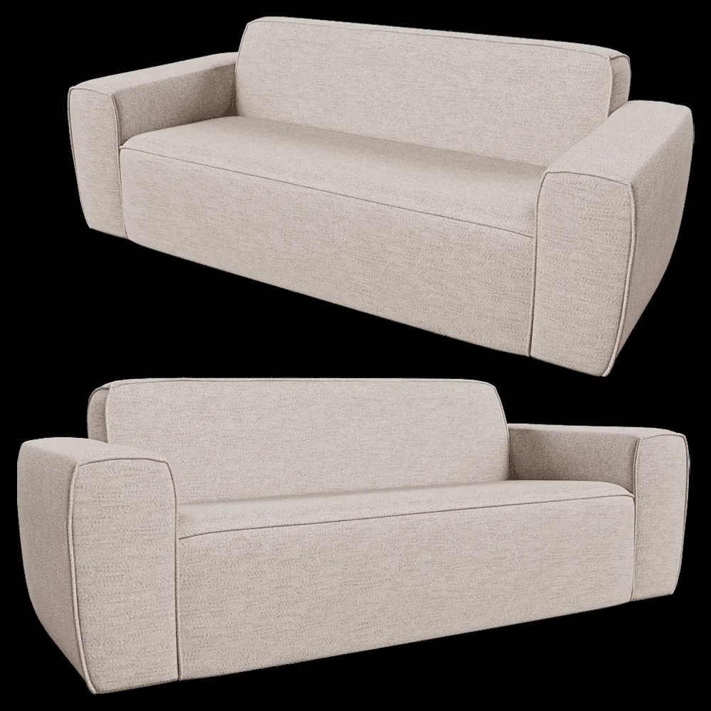 Zuiver Group   – Sofa Bor 25-seater latte 3ds Max