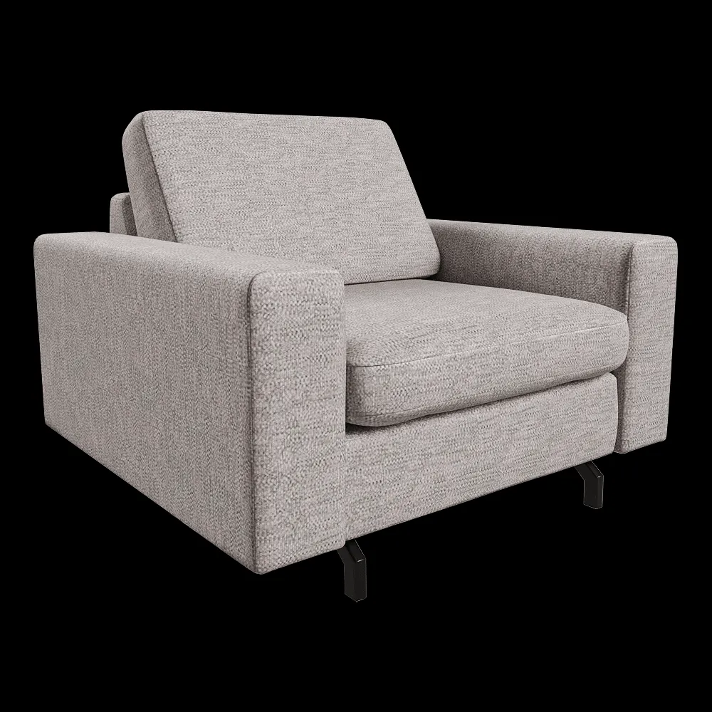 Zuiver Group   – Sofa Jean 1-seater grey 3ds Max