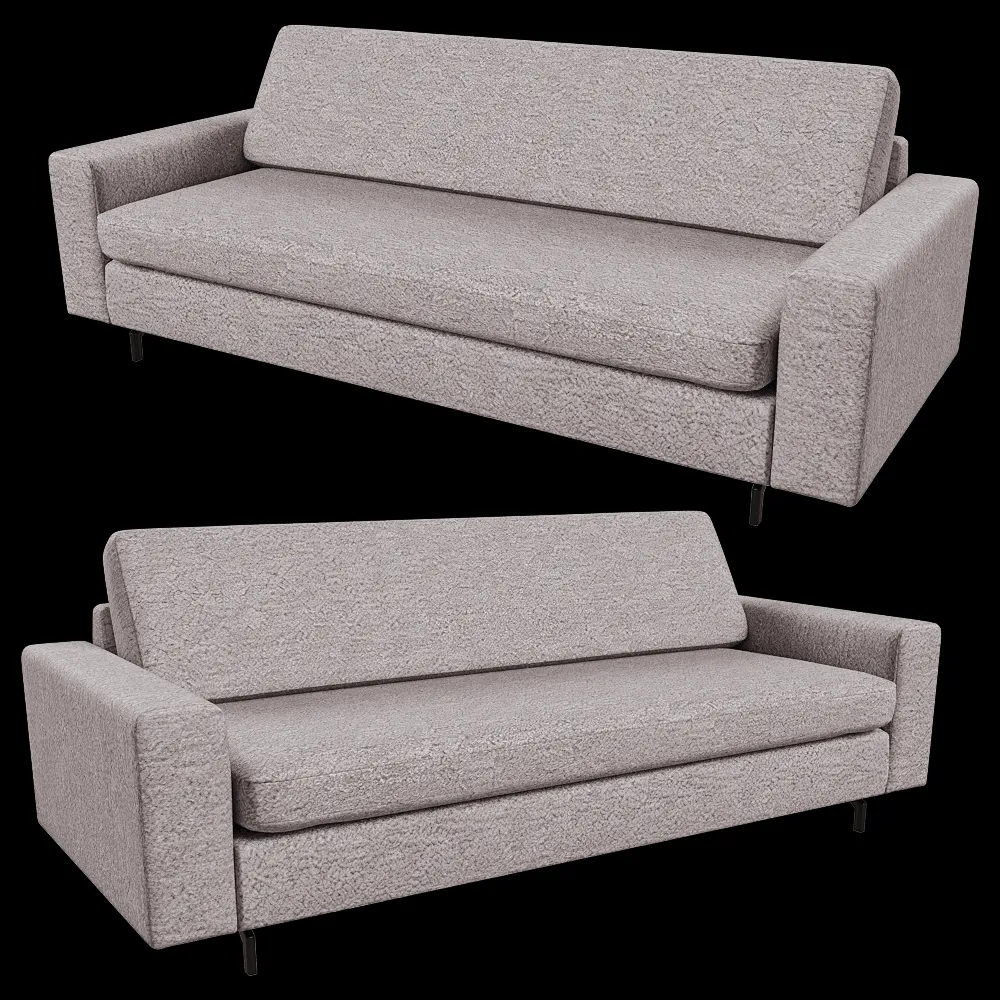 Zuiver Group   – Sofa Jean 25-seater grey 3ds Max