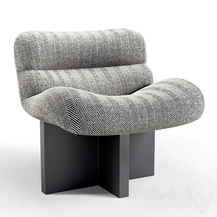ZUMA LOUNGE – Modern Chair 3DS Max Model
