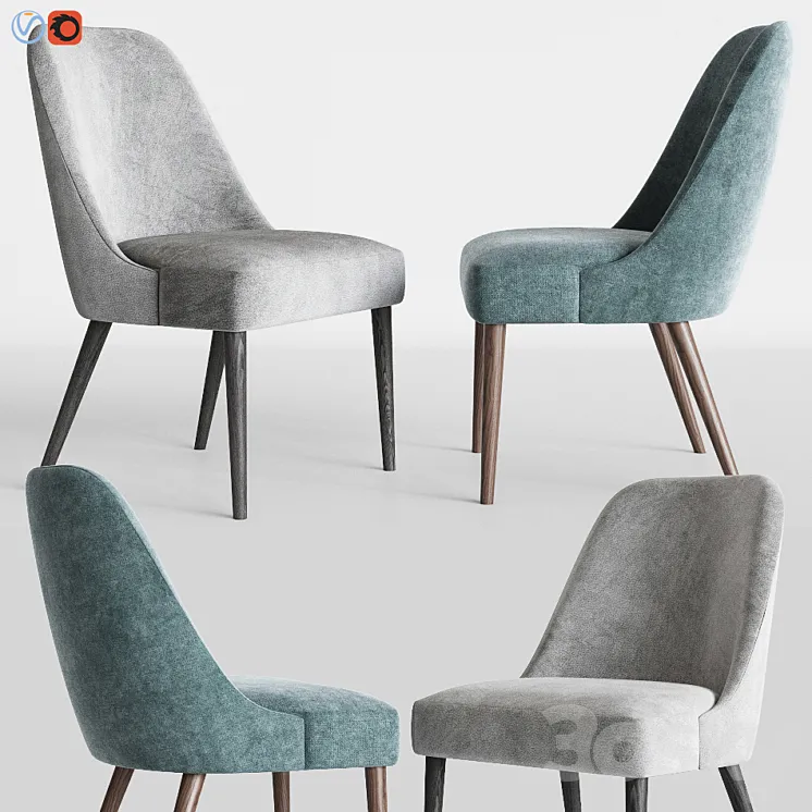 Zuma Pumice Accent Chair Skyline Furniture 3DS Max
