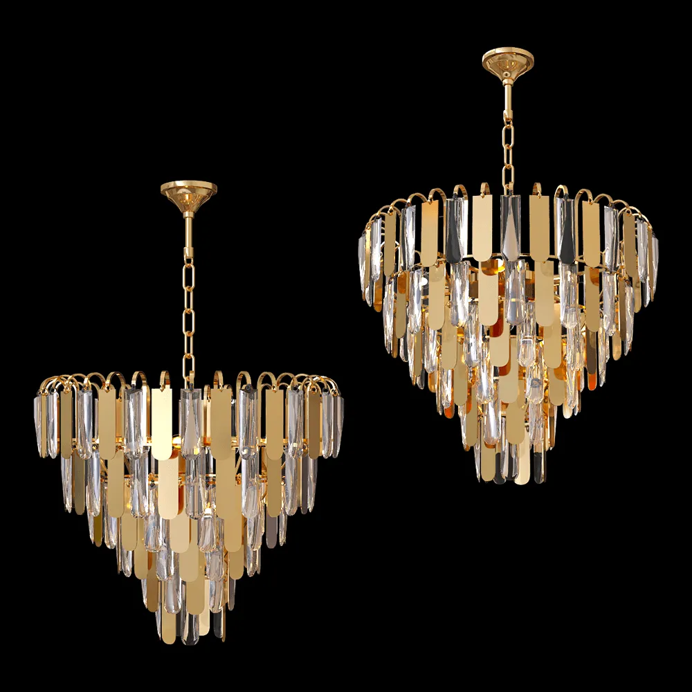 ZZOK – Chandelier Milosh 0632CL-8GD 3ds Max
