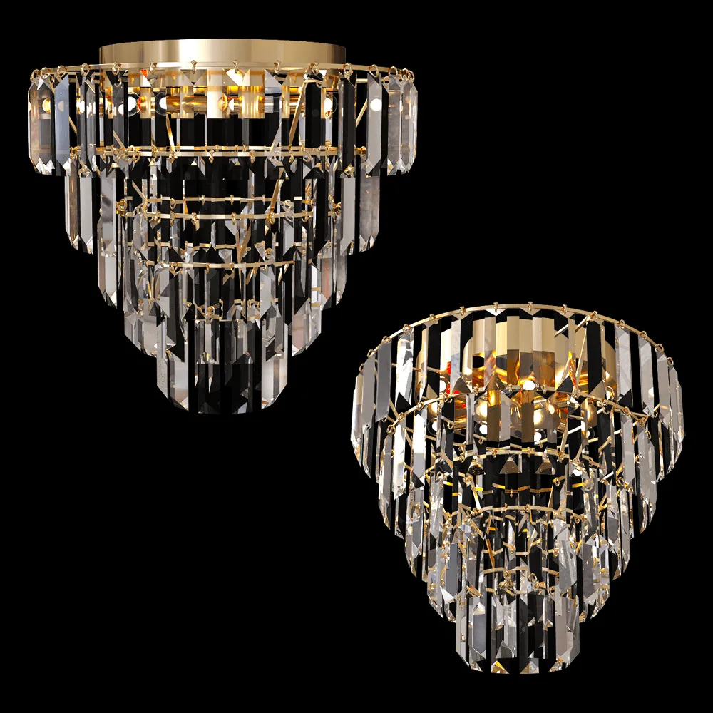 ZZOK – Chandelier Milosh 0679CL-14GD 3ds Max