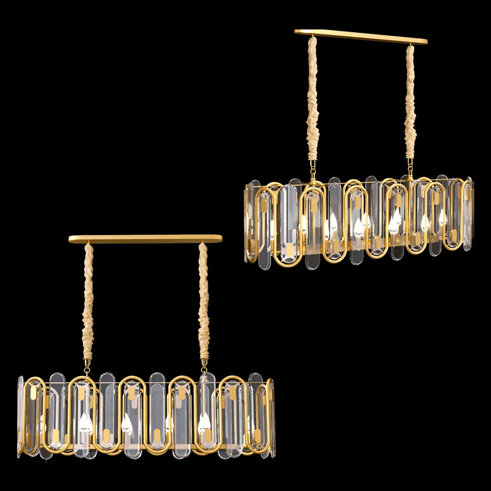 ZZOK – Chandelier Milosh 0810CL-10GD 3ds Max