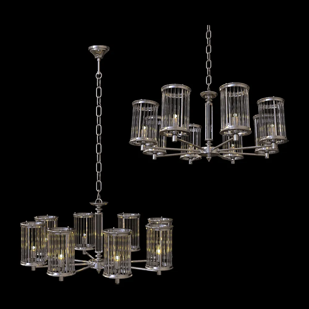 ZZOK – Chandelier Milosh tendence 0709CL-8CH 3ds Max