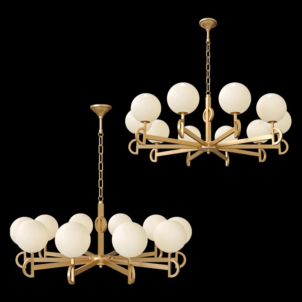 ZZOK – Chandelier Milosh tendence 0746CL-10GD 3ds Max