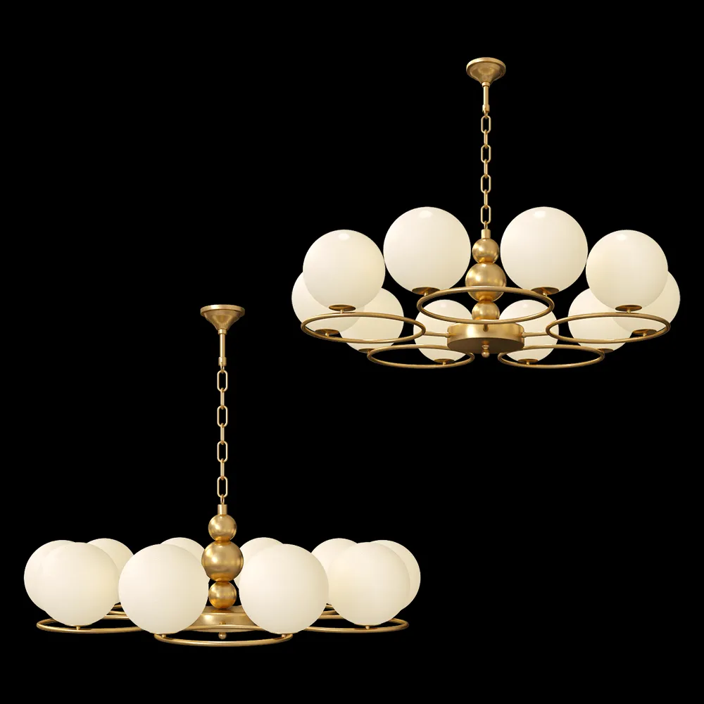 ZZOK – Chandelier Milosh tendence 0746CL-10GD 3ds Max