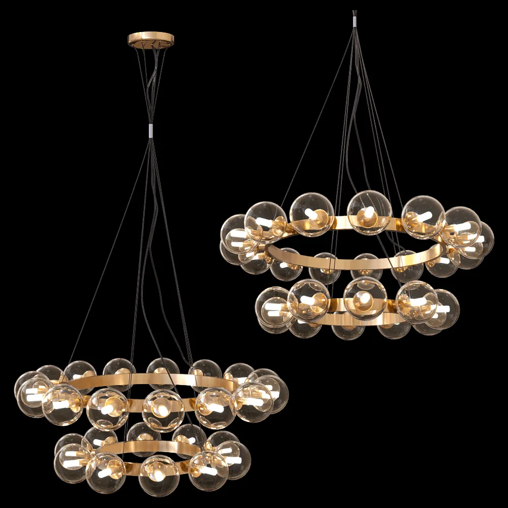 ZZOK – Chandelier Milosh tendence 0791CL-25GD 3ds Max