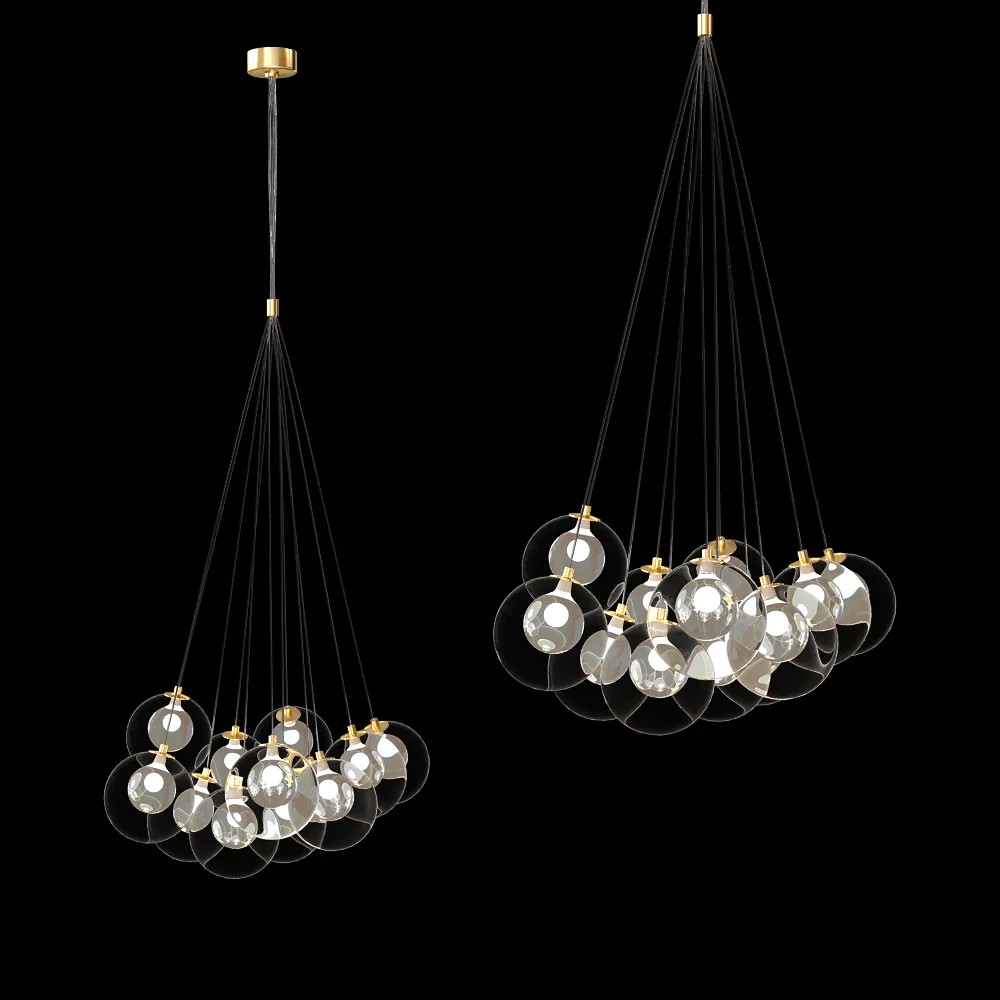ZZOK – Chandelier Milosh tendence 0792CL-12GD 3ds Max