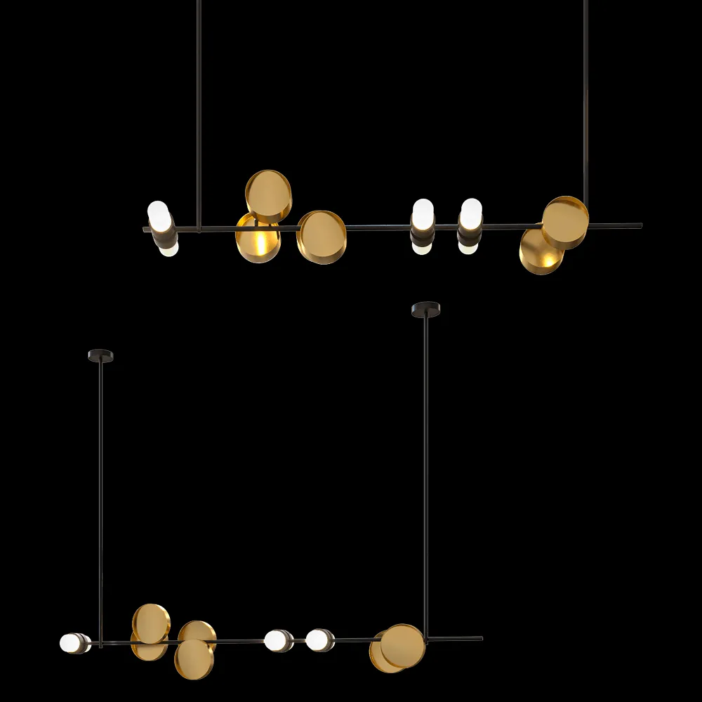 ZZOK – Chandelier Milosh tendence 0871CL-9BK 3ds Max