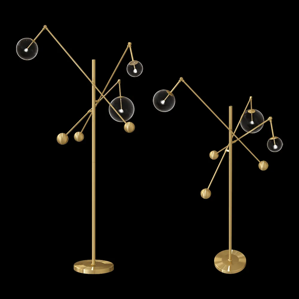 ZZOK – Floor lamp Milosh Tendence 0693FL-3AB 3ds Max