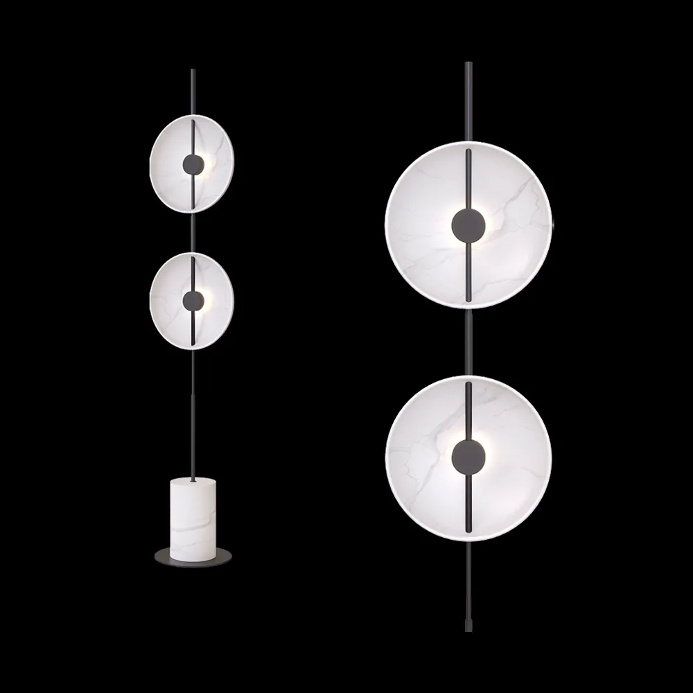 ZZOK – Floor lamp Milosh tendence 0751FL-2BK 3ds Max