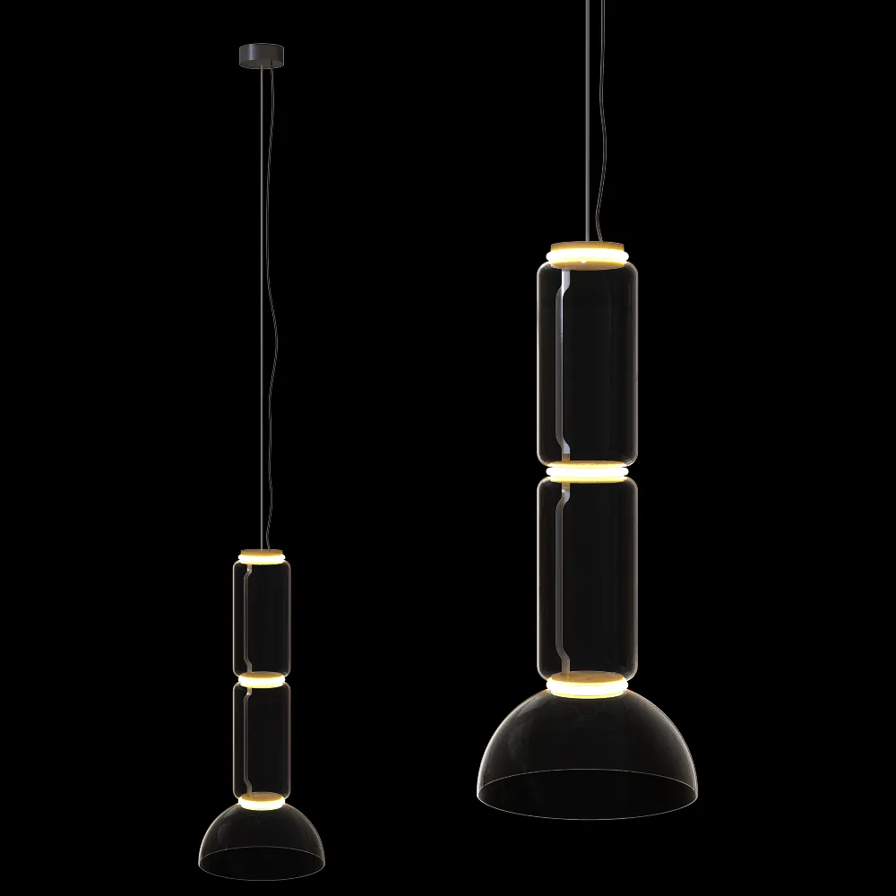 ZZOK – Pendant lamp Milosh tendence 0749PL/A-3BK 3ds Max