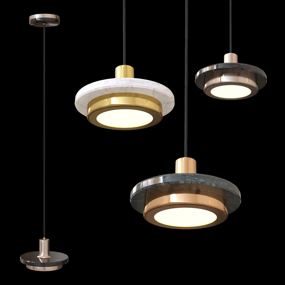 ZZOK – Pendant lamp Milosh tendence 0797PL 3ds Max