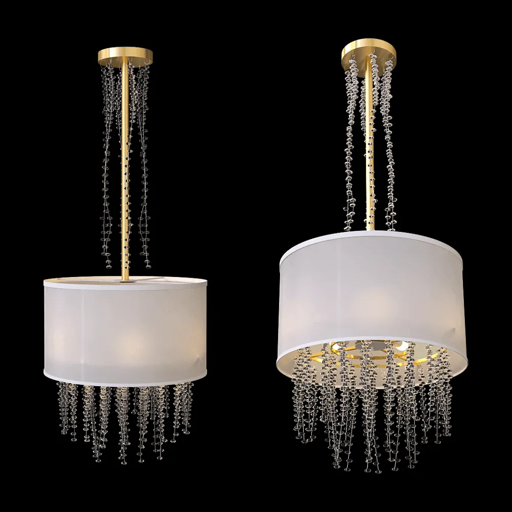 ZZOK – Pendant lamp Milosh tendence 0865CL-3GD 3ds Max