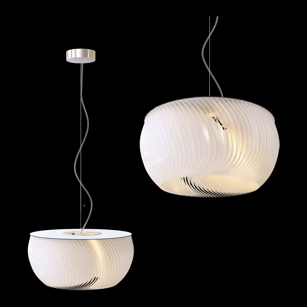 ZZOK – Pendant lamp Milosh tendence 0870PL-1WH 3ds Max