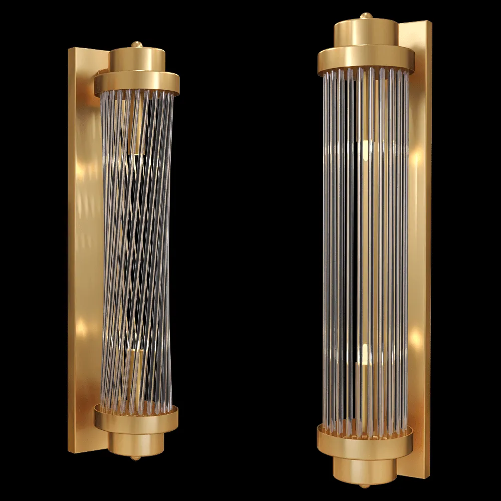 ZZOK – Wall lamp Milosh tendency 0766WL-2AB 3ds Max